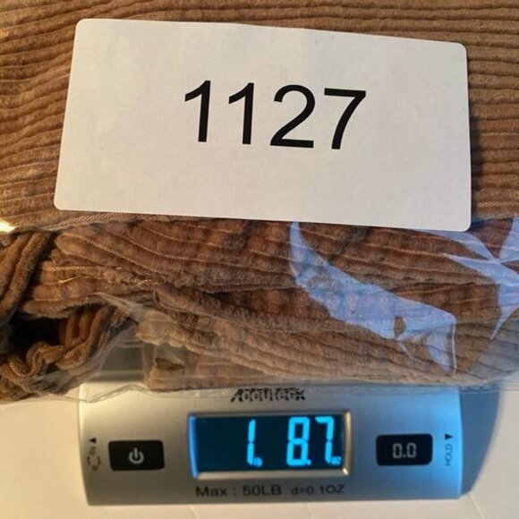 Aerie Women’s Corduroy Kick Flare Overalls Size Medium Wide Leg Bohemian - Picture 8 of 8